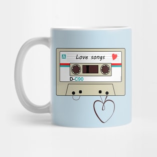 Cassette love songs Mug